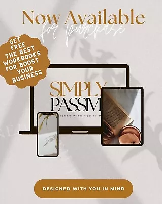 Simply Passive Course With Master Resell Rights! (With Bonuses) • $129.95