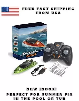 Mini RC Boat Fun Fast Perfect For Pool Or Tub Fast Free USA Shipping. New Item • $22.99