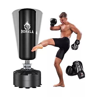 Punching Bag With Stand 70’’-203lbs Freestanding Heavy Boxing Bag I • $108.09