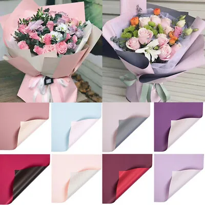 £7.52 • Buy 20PCS Waterproof Flower Gift Wrapping Paper Florist Bouquet Packaging Wedding