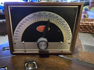 Vintage Franz Electric Metronome Solid Mahogany Model Light Works • $16