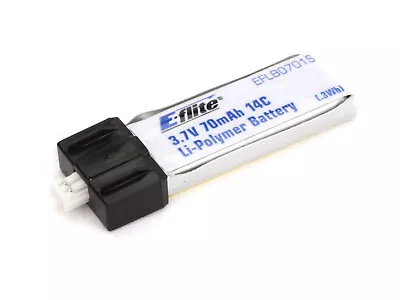 E-Flite 70mAh 1S 3.7volt 14C LiPo Battery O-EFLB0701S • £11.99