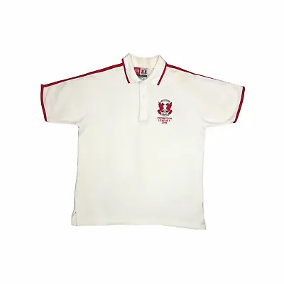 £40 • Buy White Leyton Orient Promotion League Football 00s Polo Shirt Official Merch 2006