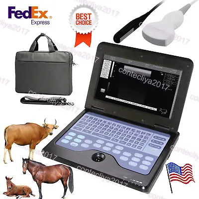 CMS600P2 Vet Veterinary Ultrasound Scanner Portable Laptop Machine For AnimalUS • $1649