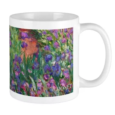 CafePress Monet Iris Garden Wraparound Mug 11 Oz Ceramic Mug (786816600) • $17.99