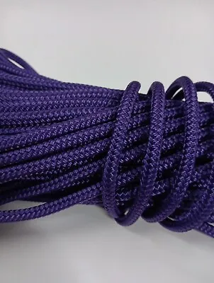 1/4 X 100 Ft. Double Braid-Yacht Braid Polyester Rope. Purple  • $35