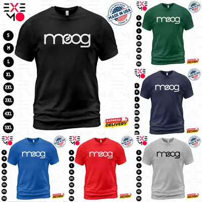 Moog Music Synthesizer Logo Men's T-Shirt Size S-5XL • $18.99