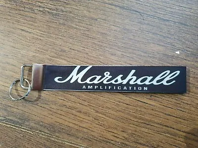 MARSHALL AMPLIFICATION AMPS GUITAR ROCK MUSIC BAND BASS DRUMS Keyring Key Fob • £3.99