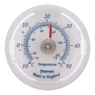 £4.32 • Buy Brannan 65mm Slate Blue Dial Thermometer C&f Ideal For Home & Garden - 30/408/3