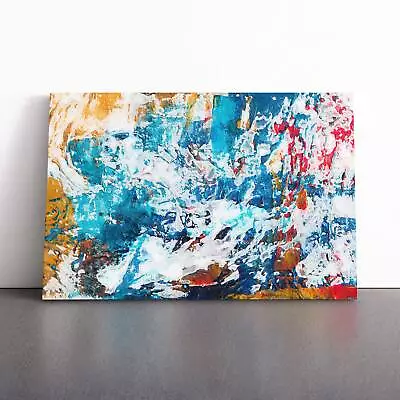 Abstract Art Vol.384 S.Johnson Canvas Wall Art Print Framed Picture Home Decor • £24.95