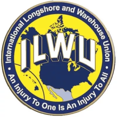 ILWU Medallion For Box Cremation Urn/Flag Case - 2 Inch Diameter • $89.99