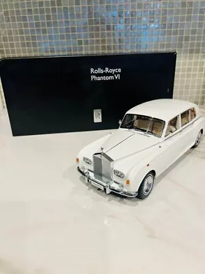 Kyosho 1/18 Rolls Royce Phantom Ⅳ White MINT • $680