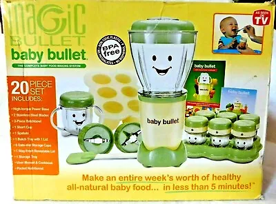 MAGIC BULLET BABY BULLET Baby Food Making System Set • $49.99