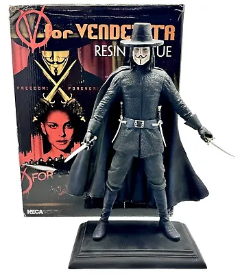 Neca V For Vendetta Resin Statue Figure 12 Inch Limited Edition Collectible • $149.99