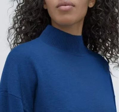 EVERLANE The Luxe Wool/Yak Cropped Turtleneck Sweater- SIZE S- BRAND NEW! NWT! • $14.99