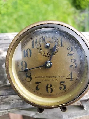 Vintage American Thermostat Clock Early 1900 • $50
