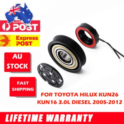 $61.89 • Buy Air Con AC Compressor Clutch For Toyota Hilux KUN26R KUN16R 1KD 3.0L Diesel 2005