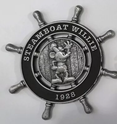 Walt Disney World MICKEY MOUSE Steam Boat 1928 Willie Challenge Coin  • $12