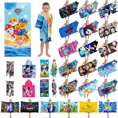 Large Microfibre Beach Bath Towel Adult Kids Lightweight Travel Summer Towels . • £12.59