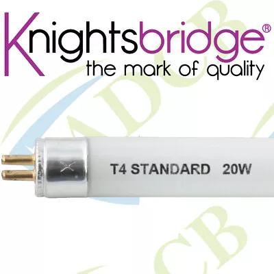 Knightsbridge 230V 20W T4 Fluorescent Tube 565mm Cool White 4000K • £14.99