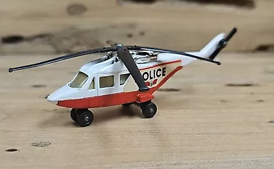 1976 MATCHBOX LESNEY SUPERFAST SKY-BUSTERS SB-20 Police HELICOPTER S21 • $8