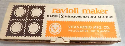 Vintage 12 Ravioli Pierogi Canape Maker  Vitantonio W/Box Clean No. 512 U.S.A • $10