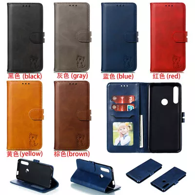 For Huawei P50 Y9 Prime 2019 P40 Lite Y5 Y6 Retro Wallet Leather Flip Cover Case • $14.34