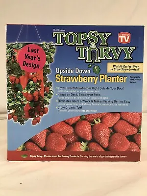 TOPSY TURVY Upside-Down STRAWBERRY Planter BOTTOMS UP ~ FAST SHIPPING • $18.90