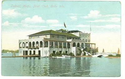 Detroit Michigan-boat Club-belle Isle-pre1920-#139-(det-87) • $4.99