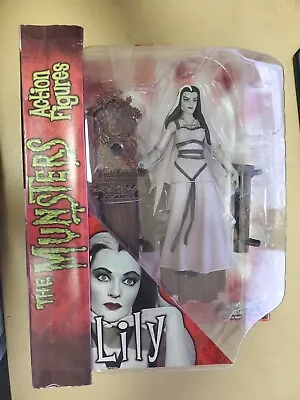 Rare 2011 Lily Munster Diamond Action Figure Damaged Package 15a2 • $69.88