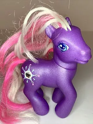 G3 My Little Pony Ponies Star Dasher Jewel Gem Purple 4 1/2  2003 • $12.19