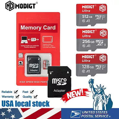 Micro SD Card 512GB 256GB Memory Card Ultra Class 10 TF Card Wholesale Lot • $8.39