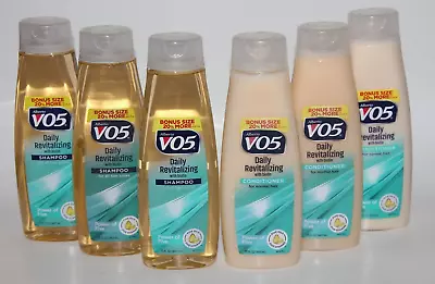 Lot (6) V05 Vo5 Daily Revitalizing With Biotin Shampoo & Conditioner 15 Fl Oz • $28.99