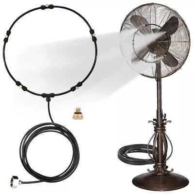 Outdoor Misting Fan Kit For A Cool Patio Breeze Water Mister Spray For Cooling • $25.58