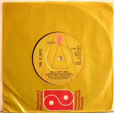 The O'Jays Sing A Happy Song / One In A Million  7  Vinyl 1979 Promo EX Condit • £4.99