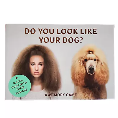 Memory Card Game 50 Cards Do You Look Like Your Dog Match Dogs To Humans • $10.16