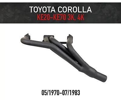 Headers / Extractors For Toyota Corolla 3K & 4K KE20-KE70 (1970-1983) • $320