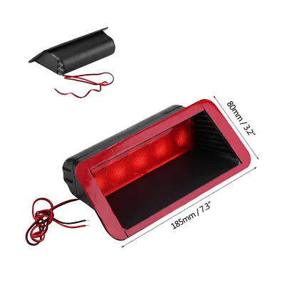 12V High Mount Lamp Rear Tail 3rd Brake Driving Light Red Brake Light Universal • $15.11