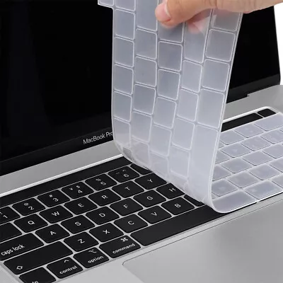 Silicone Keyboard Skin Thin Protector For 2020 Macbook Air M2 M1 A2337 / A1932 • $9.49