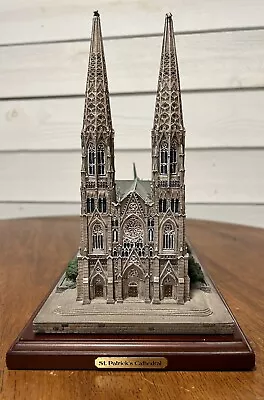 St. Patrick’s Cathedral Sculpture New York Danbury Mint Vintage 90s • $75