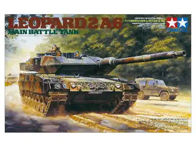 TAMIYA 35271 1:35 Leopard 2 A6 Main Battle Tank Plastic Model Kit • $64.64