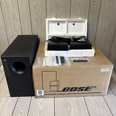 Bose Acoustimass 5 Series II Direct/Reflecting Speaker System Cube - IN BOX READ • $129.99