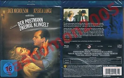 Blu-ray WENN DER POSTMANN ZWEIMAL KLINGELT Jack Nicholson Jessica Lange Rarität • £52.05