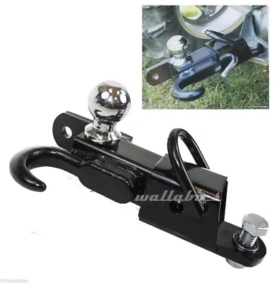 ATV Receiver Trailer Hitch 3 Way 2  Hitch Ball Hitching Towing Hook 3500lbs • $52.99