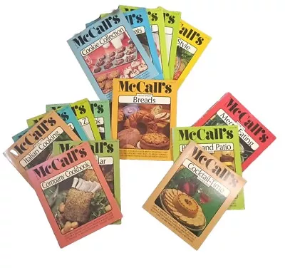 Vtg 1985 McCall's New Cookbook Collection Vols 1-5 7 9-14 & 17-19 Recipes  • $29.95