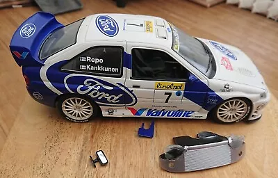 UT Models Ford Escort RS Cosworth WRC 1:18 SPARES OR REPAIR    (Kankkunen Repo) • £34