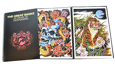 The Great Books On The Art Of Tattooing A3 Tattoo Flash Japan Filip Leu Mosher • £42.95