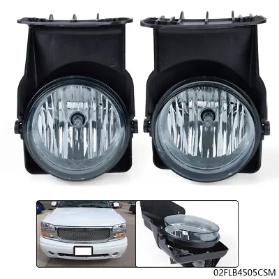 Bumper Fog Light Lamp Pair Set Fit For 03-06 GMC Sierra 1500 2500 3500 Pickup • $19.38
