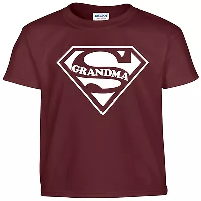 SUPER GRANDMA T Shirt Funny Mom Mothers Day Birthday Christmas Tee T Shirt • $10.99