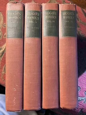 Victor Hugo’s Works Volume 1-4 1909 Partial Set Hardcover • $49.99